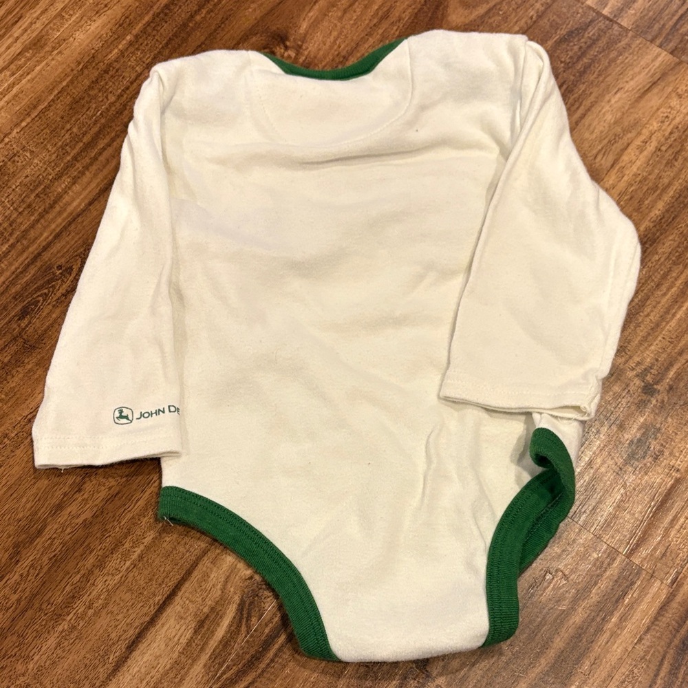 John Deere Kids Shirts & Tops Set - Green, White, Brown - Picture 5 of 15